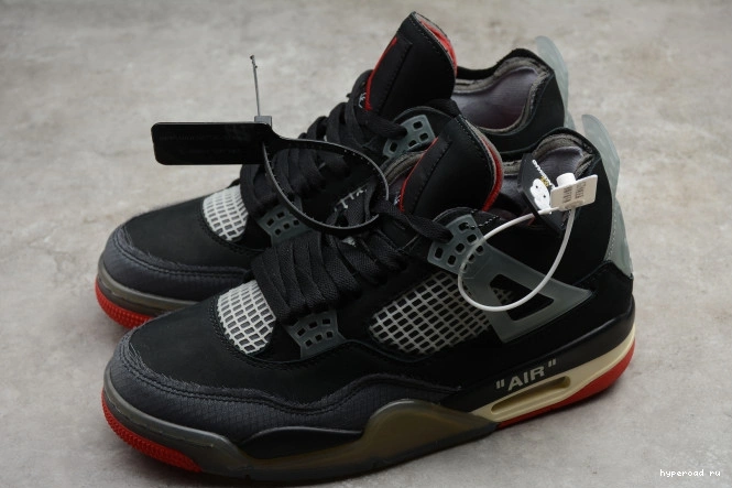 CV9388-001 4 Retro x White Bred Jordan Air Off 0913